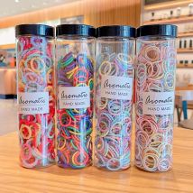 300 Teile/satz Neue Baby Mädchen Nette Farben Klassische Elastische Haarbänder Kinder Weiche Scrunchies Gummibänder Kinder Haar Zubehör