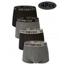 4 TEILE/SATZ Männer Boxer Ventil Herren Höschen Atmungsaktiv Sexy Männliche Boxer Solide Unterhose NEUE STIL Männer Unterwäsche Bequeme Boxer