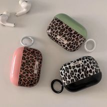 Mode Kontrast Leopard Kopfhörer Fall Für Airpods 4 Pro 2 Haken Weiche Schutzhülle Für Airpods 3 2 1 3rd Generation Shell
