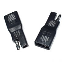 SAE to SAE Polarity Reverse Adapter Connectors SAE Quick Disconnect Extension Cable Plugs for Solar Panel Battery Power Charger