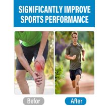 10PCS Kinesiology Tape for Knees - Precut Knee Support Tape,Waterproof & Breathable Athletic Tape for Running,Sports |Latex-Free