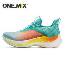 Onemix Herbst atmungsaktive Mesh Laufschuhe für Frauen Sport Mann sportliche Turnschuhe Carbon Faser