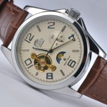 Zegarki Orient Wysokiej Jakości AAA Nowy Markowy Zegarek Męski Luksusowy Wielofunkcyjny Całkowicie Stalowy Automatyczny Mechaniczny Tourbillon