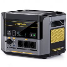 VTOMAN FlashSpeed 1500 Power Station 1548Wh LiFePO4 Battery with 3000W Peak Emergency Power for Outdoor Camping RV Home