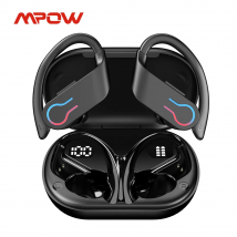 Mpow-auriculares inalámbricos Q63 con Bluetooth 5,3, dispositivo de audio deportivo, intrauditivo, 200H de tiempo de espera, IPX7, estéreo, HiFi, impermeable, para juegos