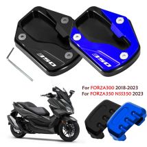 Für HONDA FORZA 350 NSS350 FORZA 350 NSS 350 FORZA 300 2023 Motorräder CNC Fuß Seite Stehen Enlarger Platte Pad Ständer Verlängerung