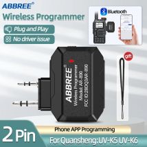 Programator Bluetooth ABBREE do Walkie Talkie Plug & Play Bez Problemów z Sterownikami Telefon dla UV5R BF888S Quansheng UVK5
