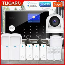 Sistema de host de alarma inalámbrico: kit de seguridad WiFi GSM para hogar, apartamento, oficina, almacén con aplicación Tuya y Alexa