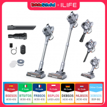 ILIFE-Robot aspirador de mano inalámbrico H80, succión de 21kPa, 1,2 L, taza de polvo, 40 minutos de tiempo, iluminación LED, batería extraíble