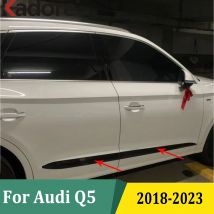 Für Audi Q5 2018 2019 2020 2021 2022 2023 Carbon Side Tür Körper Form Linie Abdeckung Trim Protector