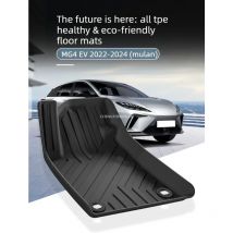 Para MG 4 MG4 EV 2022 2023 2024 alfombrillas de coche almohadilla de maletero TPE 3D almohadilla de pie accesorios para automóviles para todo tipo de clima negro