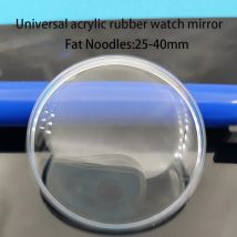 Uhrenzubehör Acryl-Uhrenspiegel, 25 ~ 38,5 mm Acryl-Topfdeckel, hochwertige Uhrenmaske, transparente Oberfläche, fetter Gesichtsspiegel