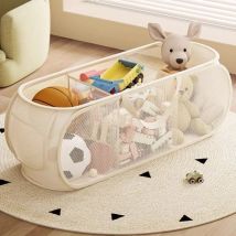 Portable Large Capacity Storage Bin - Multifunctional Toy Organizer for Plush Dolls, Household Laundry Hamper