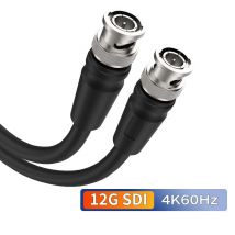 12G-SDI-Kabel BNC auf BNC-Stecker 75-5 Koaxial-Monitorkamera-Videokabel 3G 1080P 12G 4K 60 Hz 1,5 2 3 5 8 10 12 15 20 50 80 100 m
