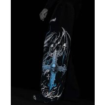 Breathedivinity American-style street workout casual loose-fit printed cotton long pants