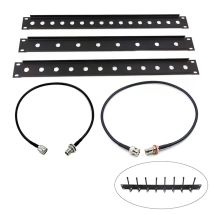 Per Sennheiser Shure Micro Ricevitore-SLX4 PGX4 PG288 EW100G2 G3 Kit staffa di montaggio su rack per microfono wireless