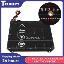 24V PRUSA i3 MK52 MK3S Heißbettplatte mit Magnetversion 24V 220W Heißes Bettlaken Weiche Magnetbauplatte für 3D-Druckerteile