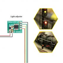1/3/5Pcs Ho Skala Modell Elektrische Platine Simulation Ampel Signal Material Für Anschluss Zug Eisenbahn Layout kits