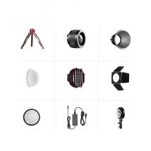 GVM Handheld Flashlight Spotlight Accessories for PD60B PD60C PL60B PL60C Led Video Light