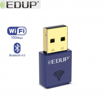 EDUP Mini WiFi Adapter 150Mbps WiFi Wireless Network Card Bluetooth4.0 USB2.0 WiFi Ethernet Stable Signal Adapter for PC Laptop
