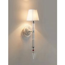 Newly Crystsal 1 Arm Crystal Wall Sconces D14cm H55cm Candle Wall Lamp Crystal Sconce K9 Crystal Wall Lamp AC 100% Guaranteed