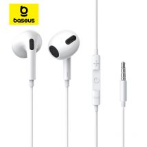 Baseus H17 Auricolare cablato da 3,5 mm con microfono Cuffia in-ear controllata da filo per musica Sport In Ear Monitor Auricolare Auricolare