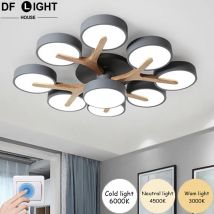 Moderno lampadario a soffitto camera da letto luci a led lampada soggiorno lampada da soffitto sala da pranzo lampadari in legno cucina plafoniere