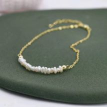 CCGOOD Natural Freshwater Pearl Bracelets for Women Stainless Steel Chain Bracelet Jewelry Gifts for Her
