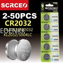 New2-50PCS CR2032 3V Lithium-Batterie CR 2032 Taste Batterie Für Uhr Spielzeug Rechner Auto Fernbedienung Taste knopfzelle