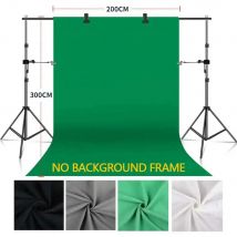 Fondali fotografici Verde/Bianco/Nero/Grigio Mussola di cotone Schermo verde Chromakey Sfondo fotografico Panno per oggetti di scena per servizi fotografici