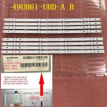 8 PCS/set LED backlight strip for TV TV 15.5Y 49inch 49UH61_UHD_A B 49UH610V 49UH603V 49UH601V
