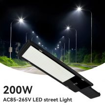 Lampione stradale a LED ad alta luminosità AC85-AC265V Lampione stradale per esterni 200W Potente applique da parete 216 LED IP66 Luci da giardino impermeabili