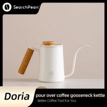 SearchPean 600 ml Kaffee Schwanenhals Wasserkocher Topf Schwanenhals Feine Öffnung Tee Milch Für Küche Home Trave Büro Kostenloser Versand