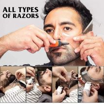 2 teile/satz multifunktion ale Bart formung schablone für Männer, Bart führungs former mit eingebautem Kamm, Rasur für Multi-Liner-Kanten für cu