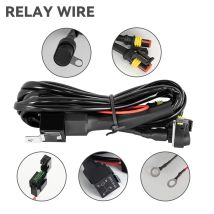 Motorrad Nebel Licht Kabelbaum LED Lampe Scheinwerfer Refit Relais Draht Motorrad Scheinwerfer Kabel Zubehör