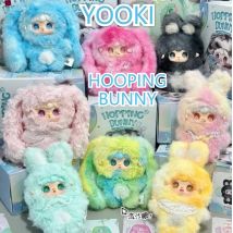 2025 New Yooki Hopping Bunny Series Plush Blind Box Cute Mini Rabbit Plush Toy Bag Decoration Pendant Keychain Doll Holiday Gift