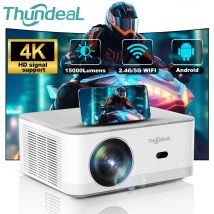 Proiettore ThundeaL Android TD92 Pro 4K 1080P WiFi Full HD, Proiettore Portatile TD92Pro 3D Video Smart per Home Theater e Cinema