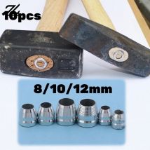 10 pz 8/10/12mm Maniglia Rotonda di Sicurezza Cunei Martello In Acciaio Maniglia Dividere Cuneo Per Ascia Artiglio Martello Acciaio Carpenteria Manutenzione