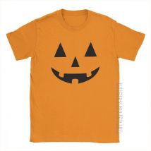 Jack O Laterne Kürbis Halloween T-Shirt Männer Scary Creepy Kostüm Horror Vintage Reine Baumwolle Männlichen Tees Camisetas T Shirts Geschenk