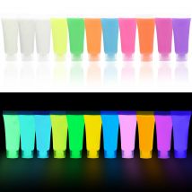 15-20g/Flasche dunkles Licht fluor zierende leuchtende Farbe Epoxidharz pigment leuchten in dunklen Acrylfarben für DIY Party harz zubehör