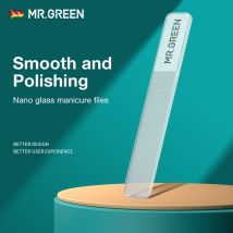 MR.GREEN Nano szklane pilniki do paznokci profesjonalne narzędzie do polerowania Manicure Art