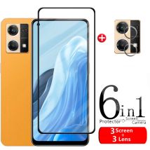 Volle Abdeckung Glas Für OPPO Reno 7 Glas Für OPPO Reno 7 Gehärtetem Glas 9H HD Screen Protector Für OPPO Reno 7 Reno7 4G Objektiv Glas