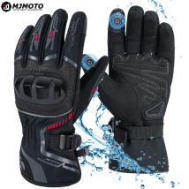 Guanti da moto invernali per uomo donna Guanti da equitazione impermeabili caldi e freddi Touchscreen per motoslitta ATV UTV Road Racing