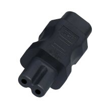 IEC320 2 Pin C8 to C7 Power Adapter Male to Female Waterproof Connector