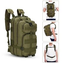 Bolsa de camuflaje de 25L para hombre, mochila táctica Molle Bug Out, impermeable, para acampar, cazar, pesca, senderismo y senderismo