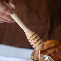 Holz Honig löffel lange Holz Honig Schöpf löffel Sticks Sirup Server Misch rührer Servier löffel für Honig topf Küchen zubehör