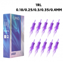 Professionelle Tattoo Patrone Nadeln 20PCS 0,18/0,25/0,3/0,35/0,4 MM 1RL Runde Liner für Augenbraue Eyeliner Permanent Make-Up