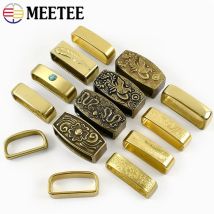 1/2P 35/40mm Anello per cintura in rame puro Fibbie Cinturino in pelle Fibbia in metallo Cintura Jeans Cinture Gancio ad anello in ottone Accessorio per cucire fai da te