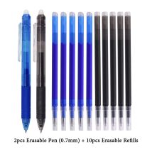 0,7mm einziehbarer lösch barer Stifts atz 2 stücke Stift + 10 Nachfüllungen
