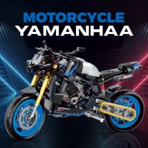 Neue klassische Yamaha Speed Motorrad Gebäude MT-10 Modell Blöcke Moto City Racer Ziegel Spielzeug für Kinder Jungen MOC Sets High-Tech-Geschenk